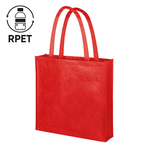 Shopper ecologica tnt rpet cm 38x42x8 CARIBE PPG465 - Rosso