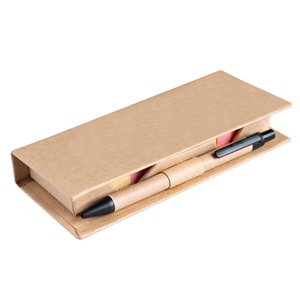 Set di post it con penna e righello MAPLE PPH598 - Senza colore