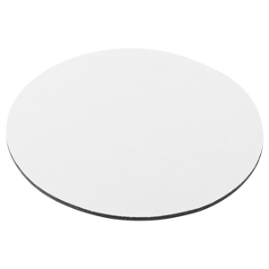 Tappetino mouse per stampa sublimatica ROUND SUBLI PPH669 - Bianco