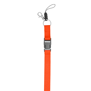 Laccio da collo lanyard SAFETY PPJ506 - Arancio