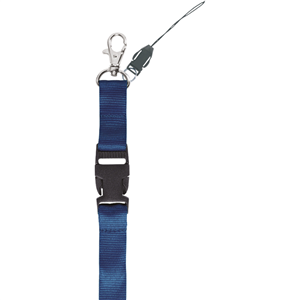Laccio da collo lanyard SAFETY PPJ506 - Blu