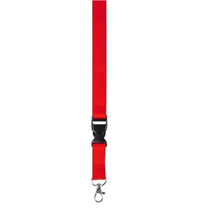Laccio da collo lanyard SAFETY SPECIAL PPJ510 - Rosso