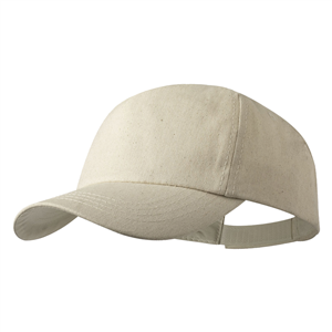 Cappellino personalizzabile in cotone organico 5 pannelli LIBANO PPM091 - Ecru