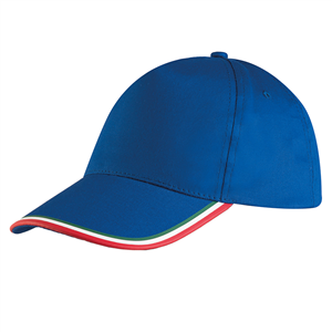 Cappellino personalizzato in cotone 5 pannelli WINNER PPM103 - Royal