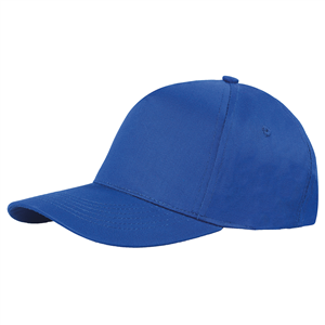 Cappellino personalizzabile in cotone 5 pannelli BASIC GOLF PPM105 - Royal
