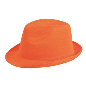 Cappello personalizzato per feste in paglia sintetica COOL PPM175 - Arancio
