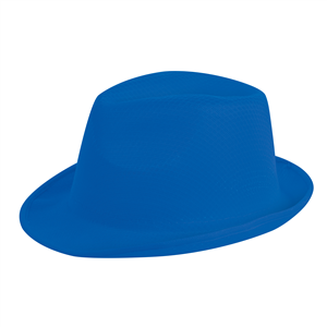 Cappello personalizzato per feste in paglia sintetica COOL PPM175 - Royal