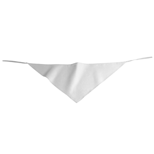 Fazzoletto da collo - bandana personalizzata in policotone HARLEY PPM188 - Bianco