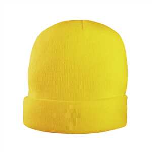 Cappellino invernale personalizzato in acrilico SNOWBOARD PPM197 - Giallo