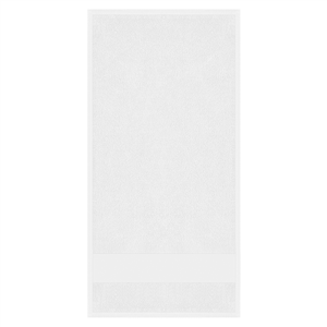 Asciugamani palestra bianchi in cotone cm 50x100 con fascia per stampa GYM PPM925BI - Bianco