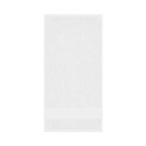 Telo mare cotone cm 70x140 con fascia per stampa SUNNY PPM930BI - Bianco