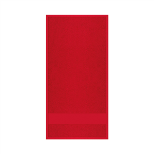 Telo mare in cotone cm 70x140 con fascia per stampa SUNNY PPM930 - Rosso