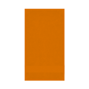Telo mare spugna cm 100x180 con fascia per stampa MYKONOS PPM938 - Arancio