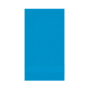 Telo mare spugna cm 100x180 con fascia per stampa MYKONOS PPM938 - Azzurro