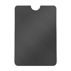 Porta carte di credito RFID in alluminio flessibile FLEX CARD PPN267 - Nero