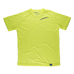 T-Shirt sport WORKTEAM S6610 - Giallo Fluo