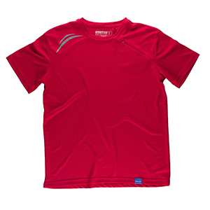 T-Shirt sport WORKTEAM S6611 - Rosso