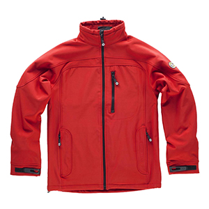 Giacca softshell Workteam WORKSHELL S9010 - Rosso