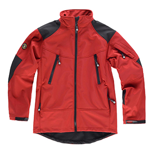Giacca softshell Workteam WORKSHELL S9020 - Rosso