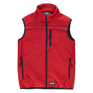 Gilet softshell WORKTEAM S9310 - Rosso
