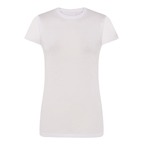 Maglia promozionale da donna in poliestere 150gr JHK SUBLI SBTSLCMF - Bianco