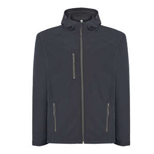 Giacca softshell unisex con cappuccio JHK SOFTHOOD - Blu Navy