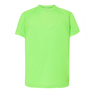 T-Shirt sport JHK SPORTKID SPORTKID - Lime Fluo