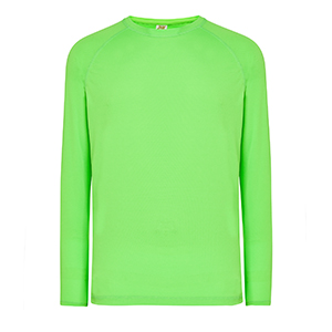 T-Shirt sport JHK SPORTMAN SPORTMANLS - Lime Fluo