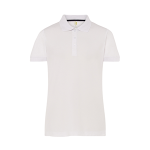 Polo sport da donna JHK SPORT POLO PIQUE SPORTPQLADY - Bianco