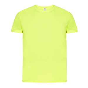 T-Shirt sport JHK SPORTMAN SPORTRGLM - Giallo Oro Fluo