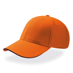 Cappellino personalizzato in cotone Atlantis SPORT SANDWICH SPSA - Arancio