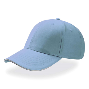 Cappellino personalizzato in cotone Atlantis SPORT SANDWICH SPSA - Azzurro