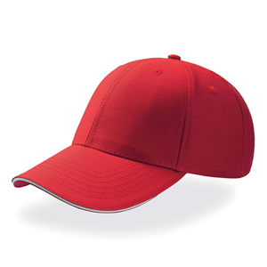 Cappellino personalizzato in cotone Atlantis SPORT SANDWICH SPSA - Rosso