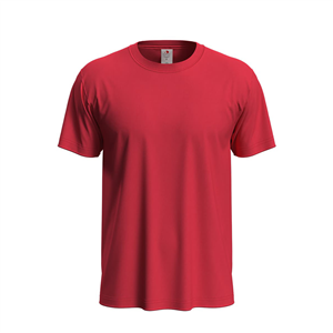 Maglietta personalizzata maniche corte in cotone organico 145 gr Stedman CLASSIC-T ORGANIC ST2020 - Scarlet Red