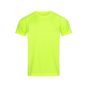 T-shirt sport da uomo STEDMAN ACTIVE 140 RAGLAN ST8410 - Cyber Yellow