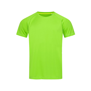 T-shirt sport da uomo STEDMAN ACTIVE 140 RAGLAN ST8410 - Verde Kiwi
