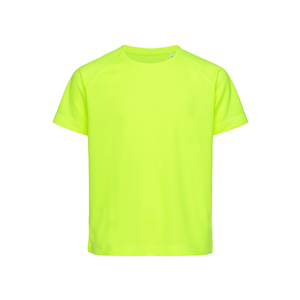 T-shirt sport da bambino STEDMAN ACTIVE 140 RAGLAN KID ST8570 - Cyber Yellow