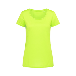 T-shirt personalizzabile da donna in poliestere 160gr Stedman COTTON TOUCH ST8700 - Cyber Yellow