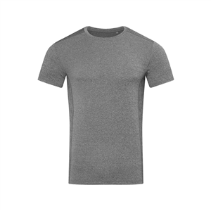 T-shirt sport da uomo in tessuto riciclato STEDMAN RECYCLED SPORTS-T RACE ST8850 - Grey Heather
