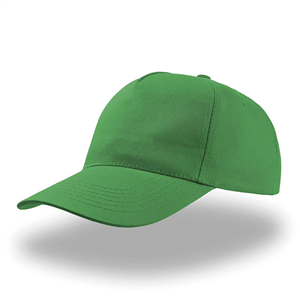 Cappellino da baseball personalizzabile in cotone 5 pannelli Atlantis START FIVE STFV - Verde Chiaro