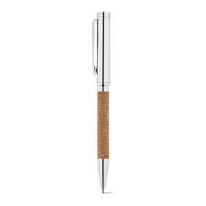 Penna a sfera in sughero e metallo CORK STR81401 - Naturale