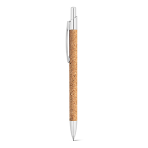 Penna a sfera in sughero e alluminio NATURA STR91647 - Naturale