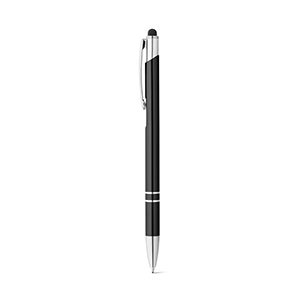Penna a sfera in alluminio con punta touch GALBA STR91849 - Nero