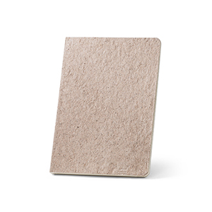 Block notes A5 con copertina rigida fabbricata con scarti della foglie di the TEAPAD SEMI-RIGID STR93290 - Naturale