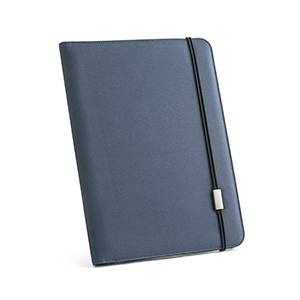 Cartella portadocumenti A4 in in rpet con chiusura ad elastico EMERGE FOLDER II STR93580 - Blu