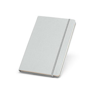 Block note A5 con elastico PORTMAN STR93775 - Cromato satinato