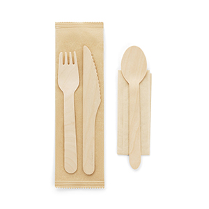 Set di posate in legno SUYA STR94077 - Naturale