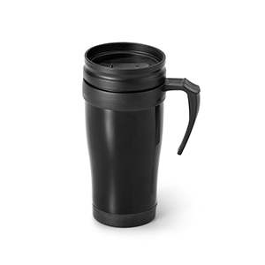 Tazza termica da viaggio da 420 ml LIVE STR94607 - Nero