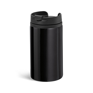 Bicchiere da viaggio termico in acciaio inossidabile 310 ml EXPRESS STR94634 - Nero