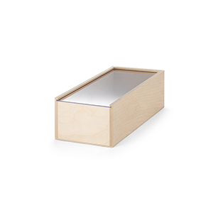 Scatola di legno misura M BOXIE CLEAR M STR94944 - Naturale chiaro